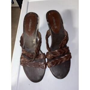 Aerosoles Braided Kitten Heels Sz 8